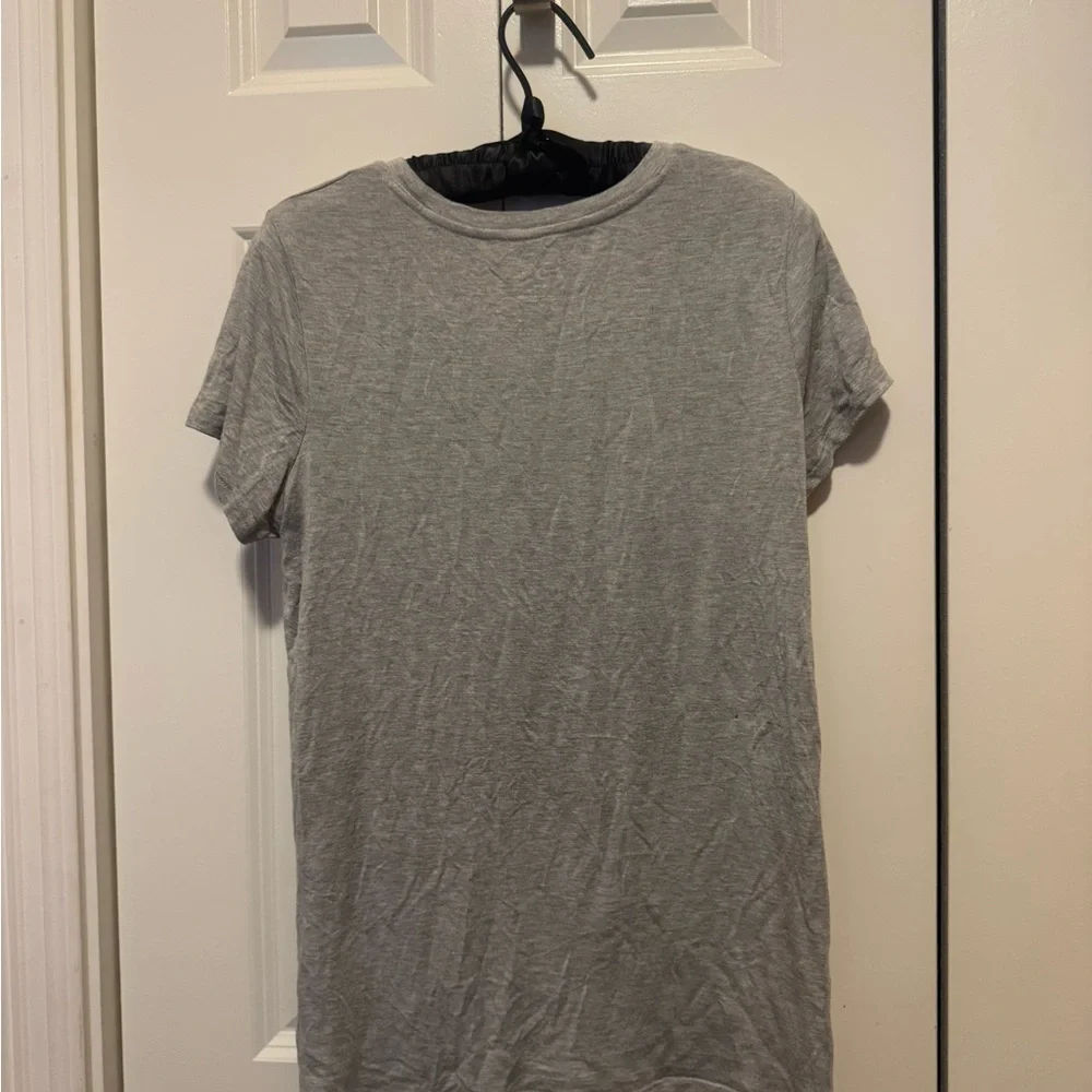 Art Class Girls XL 14/16 Gray Knot Front Soft T-Shirt Short Sleeve - Picture 2 of 3